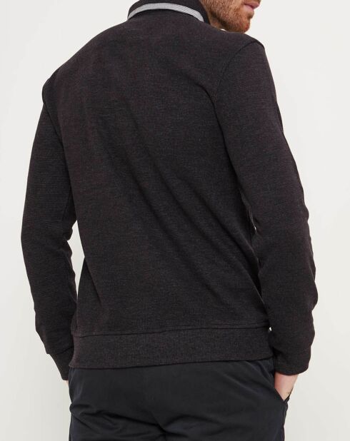 Polo en maille anthracite
