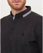 Polo en maille anthracite