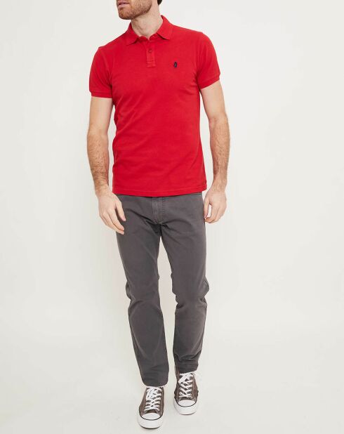 Polo básico rojo