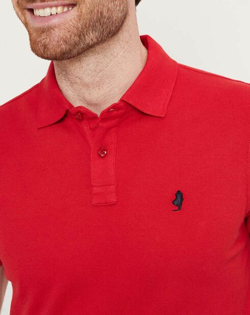 Polo básico rojo