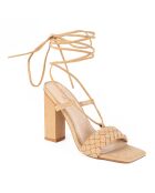 Slingbacks Chahra marron - Talon 10.5 cm