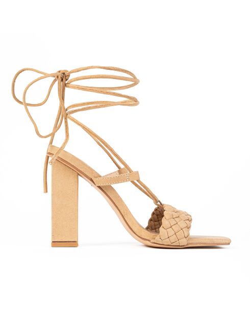 Slingbacks Chahra marron - Talon 10.5 cm