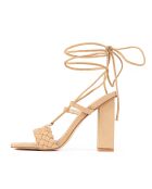 Slingbacks Chahra marron - Talon 10.5 cm