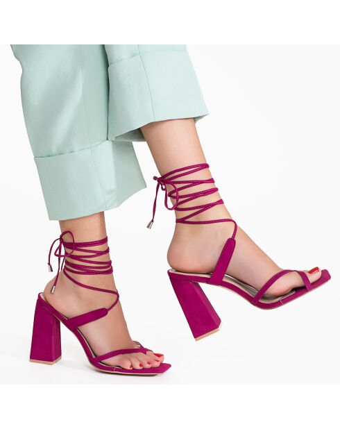 Slingbacks Chenaya violettes - Talon 10.5 cm