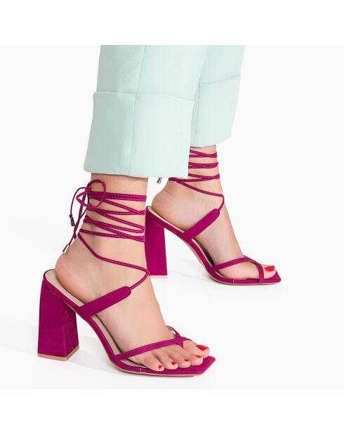 Slingbacks Chenaya violettes - Talon 10.5 cm