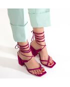 Slingbacks Chenaya violettes - Talon 10.5 cm