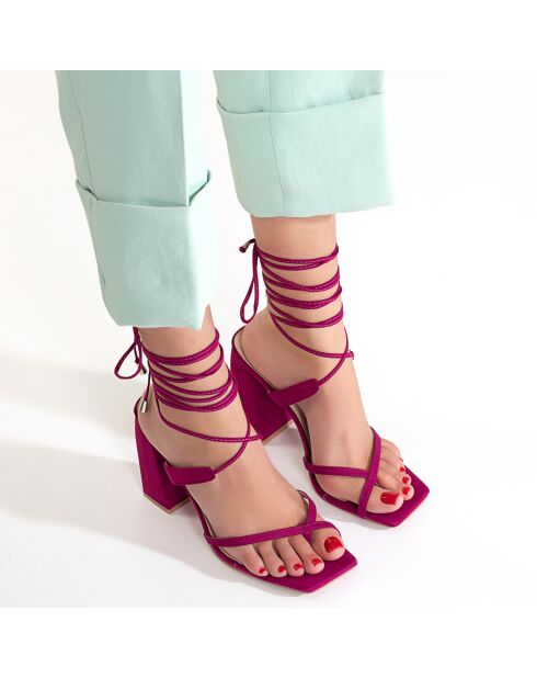 Slingbacks Chenaya violettes - Talon 10.5 cm