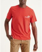 T-Shirt 100% Coton Bio Logo rouge