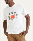 T-Shirt 100% Coton Bio  Logo blanc