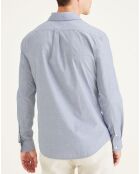 Chemise Slim Alpha Icon imprimée  bleue