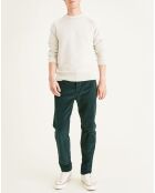 Pantalon en Velours côtelé Alpha Icon Tapered vert foncé