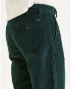 Pantalon en Velours côtelé Alpha Icon Tapered vert foncé