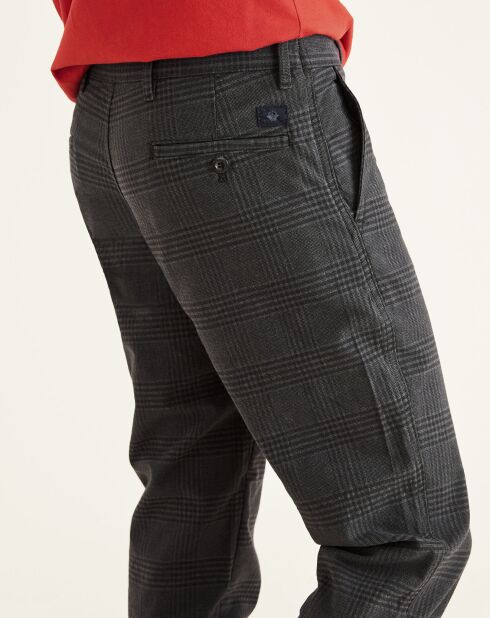 Pantalon en Laine mélangée  Alpha Icon Tapered noir