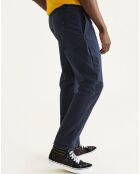 Pantalon en Coton Bio Mobile Icon Tapered bleu marine