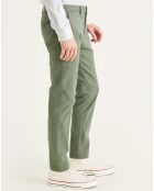 Pantalon chino Smart 360 Flex Tapered kaki foncé