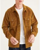 Veste en Velours côtelé Bio Relaxed marron