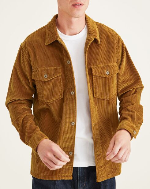 Veste en Velours côtelé Bio Relaxed marron