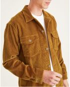 Veste en Velours côtelé Bio Relaxed marron
