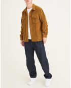 Veste en Velours côtelé Bio Relaxed marron