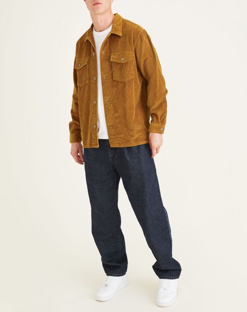 Veste en Velours côtelé Bio Relaxed marron