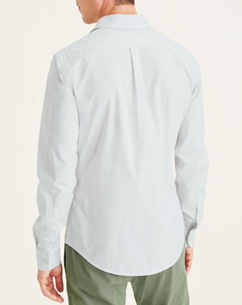 Chemise Slim Alpha Icon imprimée greige