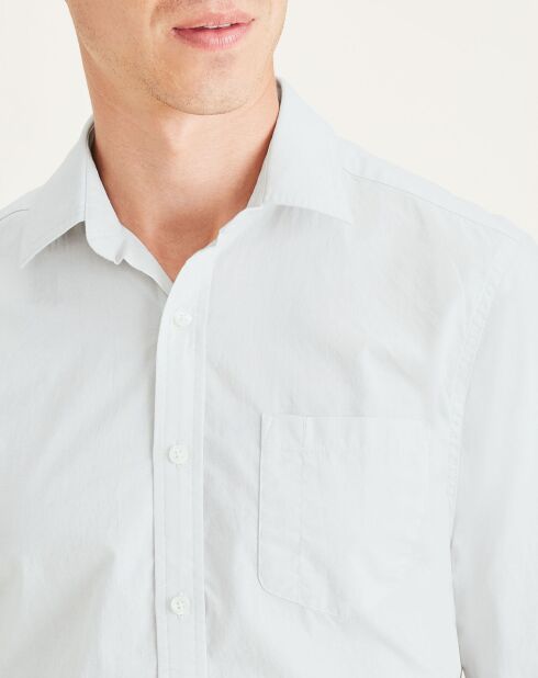 Chemise Slim Alpha Icon imprimée greige
