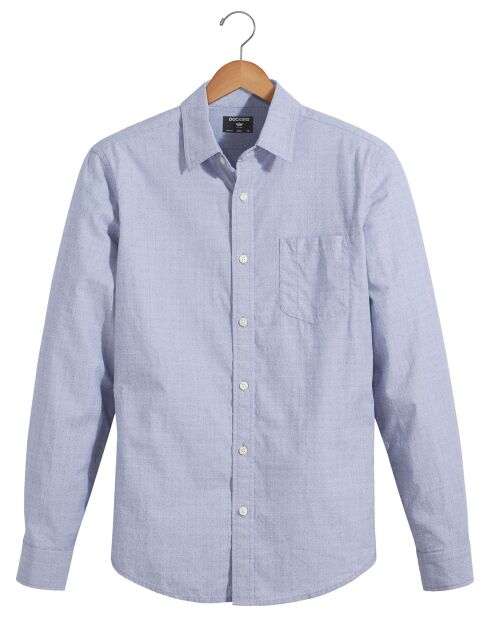 Chemise Slim Alpha Icon imprimée  bleue