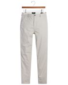 Pantalon chino Alpha Icon Tapered à rayures beige/blanc