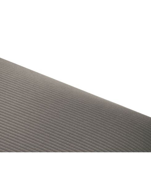 Pouf Velours Côtelé Leon gris clair - 108x108x42 cm