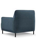 Fauteuil Tissu Neso bleu - 88x90x76 cm