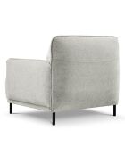 Fauteuil Tissu Neso gris - 88x90x76 cm