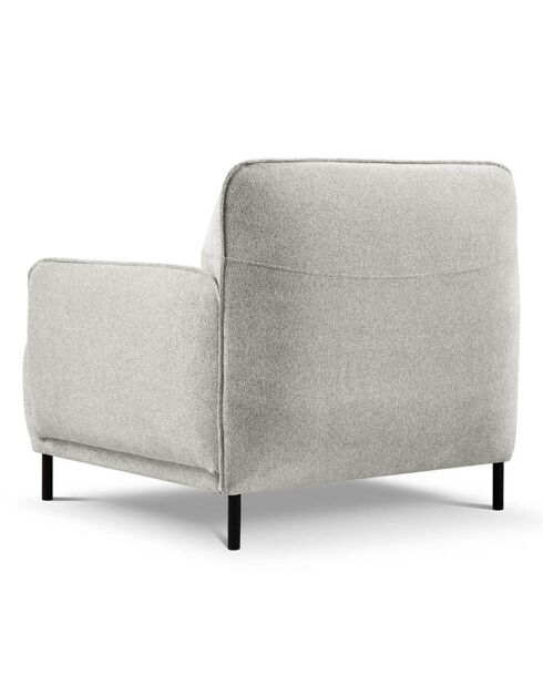 Fauteuil Tissu Neso gris - 88x90x76 cm