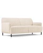 Canapé Tissu Neso 2 places beige - 175x90x76 cm