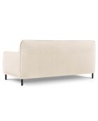 Canapé Tissu Neso 2 places beige - 175x90x76 cm