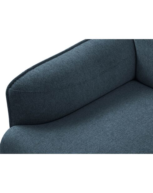 Canapé Tissu Neso 2 places bleu - 175x90x76 cm