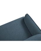 Canapé Tissu Neso 2 places bleu - 175x90x76 cm