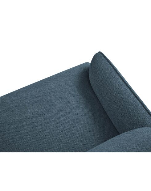 Canapé Tissu Neso 2 places bleu - 175x90x76 cm