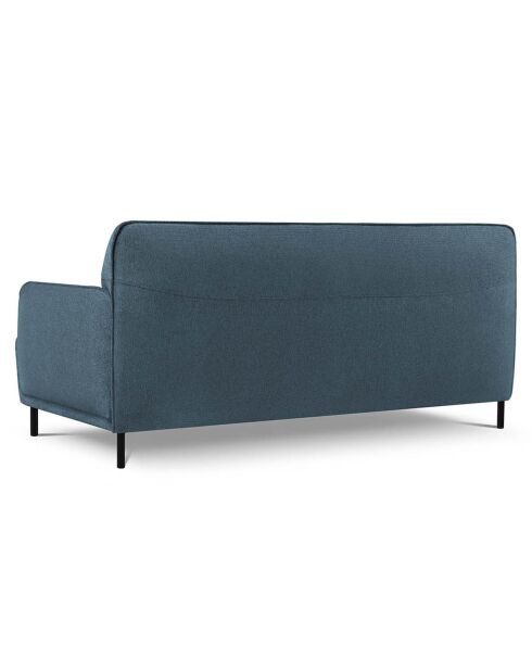 Canapé Tissu Neso 2 places bleu - 175x90x76 cm