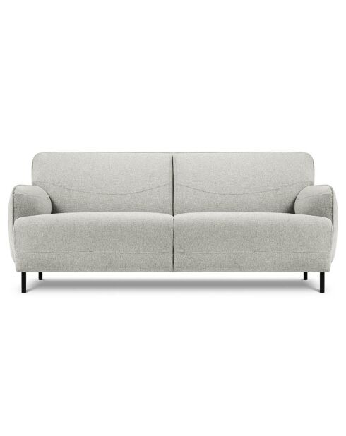 Canapé Tissu Neso 2 places gris - 175x90x76 cm