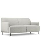 Canapé Tissu Neso 2 places gris - 175x90x76 cm