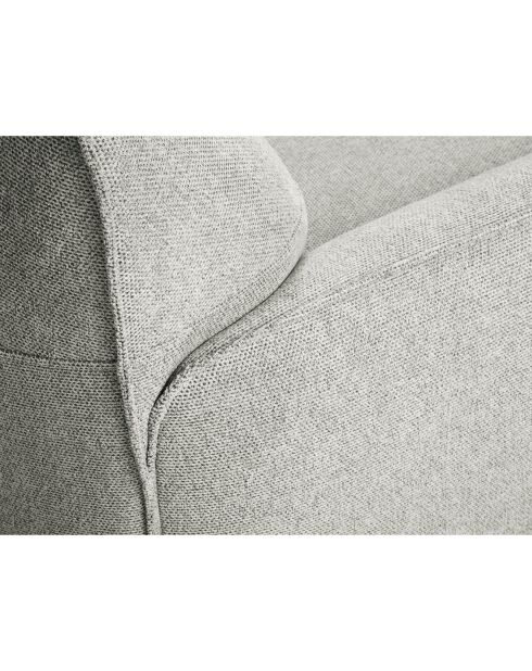 Canapé Tissu Neso 2 places gris - 175x90x76 cm