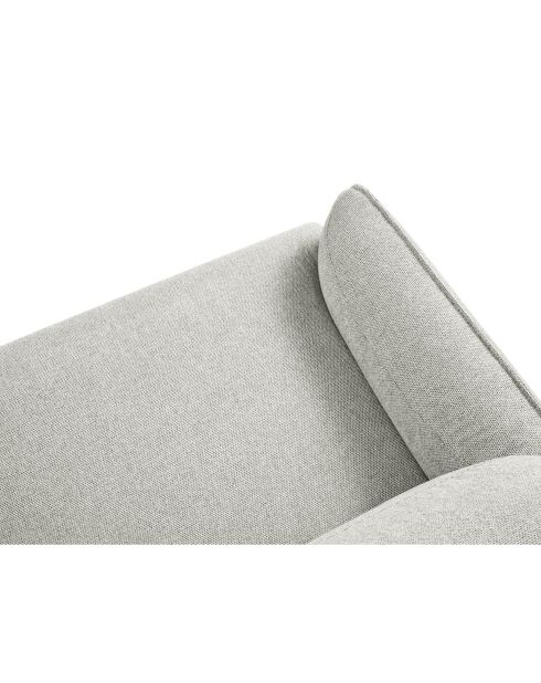 Canapé Tissu Neso 2 places gris - 175x90x76 cm