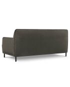 Canapé Tissu Neso 2 places gris foncé - 175x90x76 cm