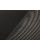 Canapé Velours Côtelé Leon 2 places gris foncé - 185x108x86 cm