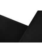 Canapé Velours Côtelé Leon 2 places noir - 185x108x86 cm