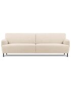 Canapé Tissu Neso 3 places beige - 235x90x76 cm