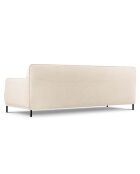 Canapé Tissu Neso 3 places beige - 235x90x76 cm