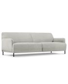 Canapé Tissu Neso 3 places gris - 235x90x76 cm