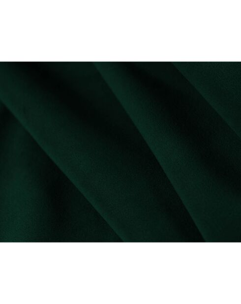 Canapé Panoramique droit Velours Sao 7 places vert bouteille - 366x273x69 cm