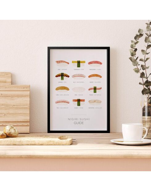 Cadre Sushi multicolore - 60x40 cm